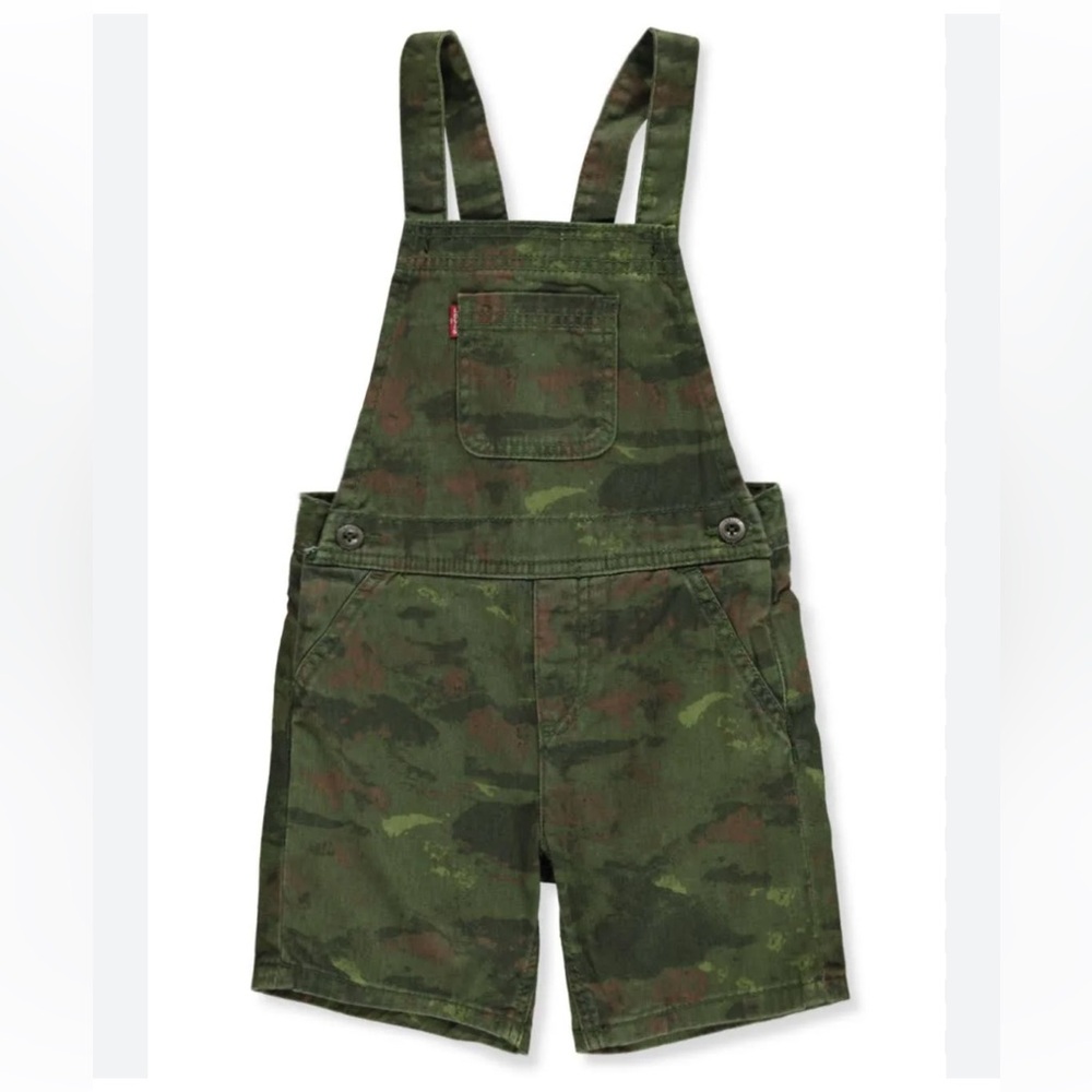 Levi's Green Camouflage infant Overalls